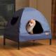 Pet Cot House Navy, SM, TOY, CAT