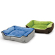 Self-warming Lounge Sleeper SM, Mocha/Green & Gray/Blue