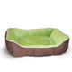 Self-warming Lounge Sleeper SM, Mocha/Green