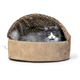 Deluxe Thermo-Kitty Bed Mocha/Leopard