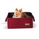 Thermo-Basket Pet Bed, Red