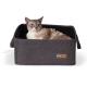 Thermo-Basket Pet Bed, Gray