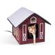 Outdoor Kitty House, Barn House, Heated