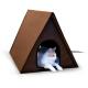 Outdoor Multi-Kitty A-Frame, Heated