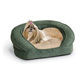 Deluxe Ortho Bolster Sleeper SM, MD, Green Paw