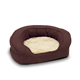 Deluxe Ortho Bolster Sleeper SM, MD, Eggplant Paw