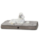 Superior Orthopedic Bed LG, Gray Pawbone