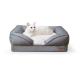Pillow-Top Orthopedic Lounger Classy Gray SM