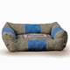 K&H Vintage Lounger Bed Premium Logo Olive/Blue