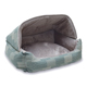 Hooded Lounge Sleeper Teal Patchwork